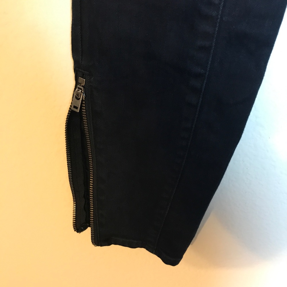 Madewell- Black Jeans Skinny Ankle size 25 - Picture 5 of 8